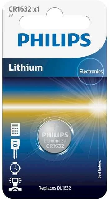 Philips CR1632 baterijos 1 vnt.