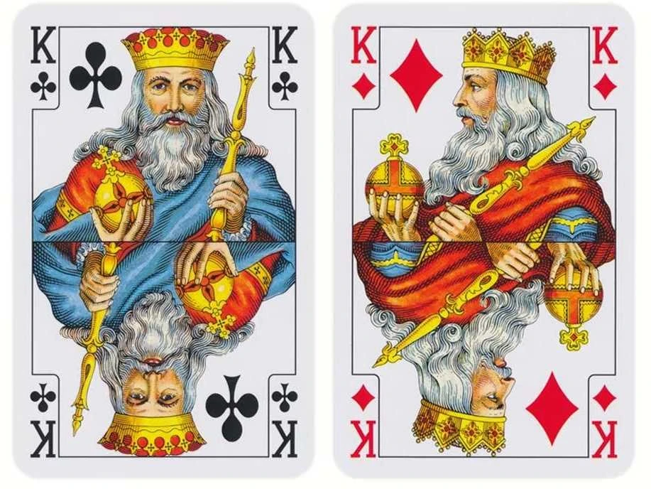 Piatnik Klasikinės kokybiškos žaidimo kortos Bridge Poker Whist