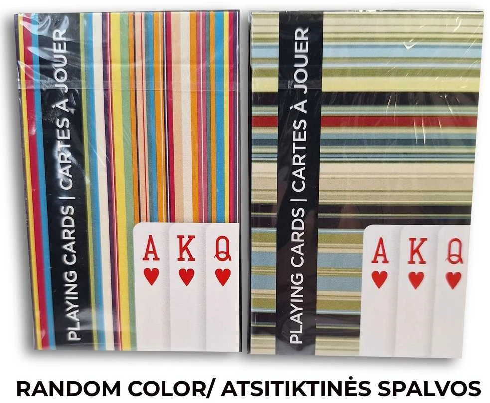 Piatnik Stripes bridžo kortos, 1 kaladė, aukštos kokybės