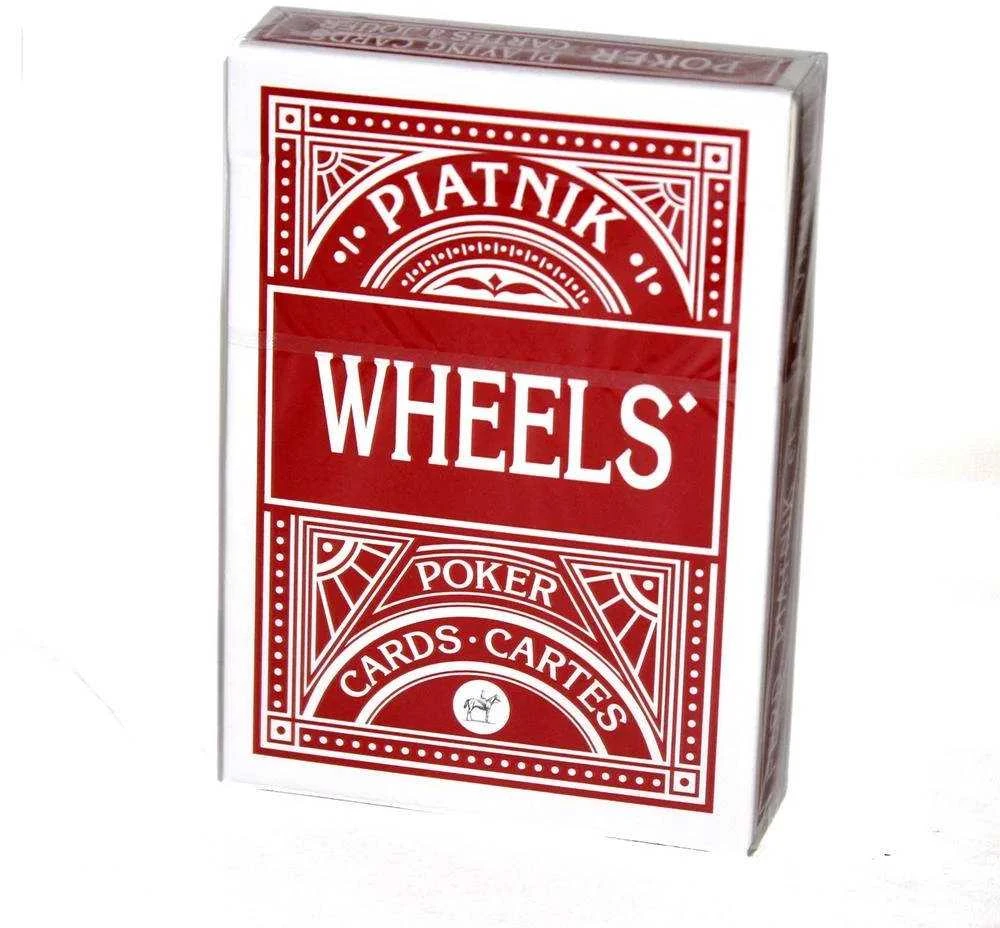 Piatnik Wheels pokerio kortos – profesionali kokybiška kaladė