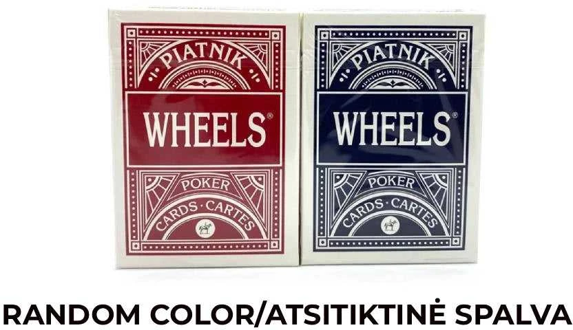 Piatnik Wheels pokerio kortos – profesionali kokybiška kaladė