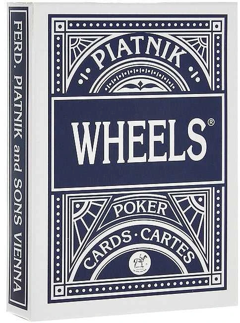 Piatnik Wheels pokerio kortos – profesionali kokybiška kaladė