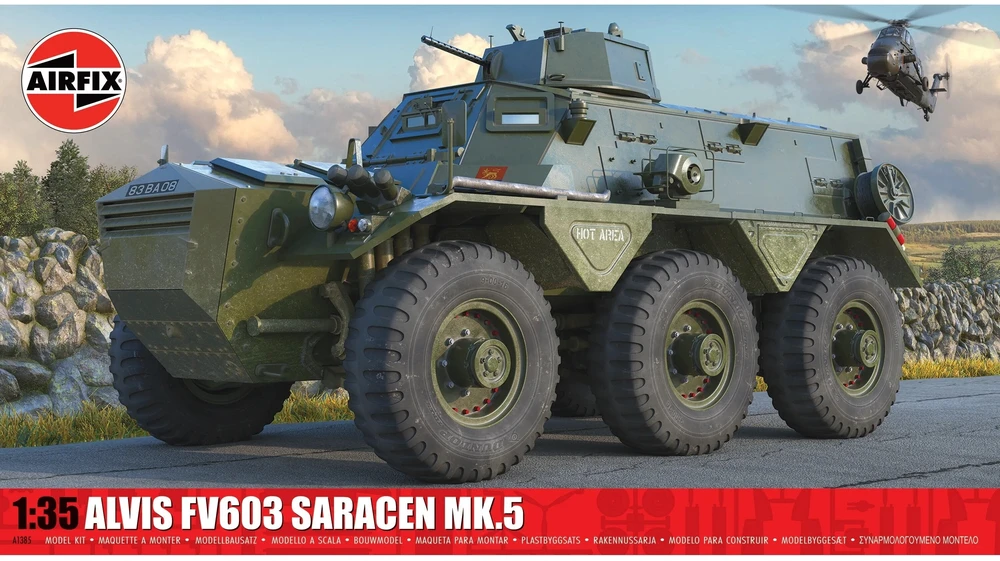 Plastikinis karinis modelis Alvis Saracen Mk.5 1:35 Airfix
