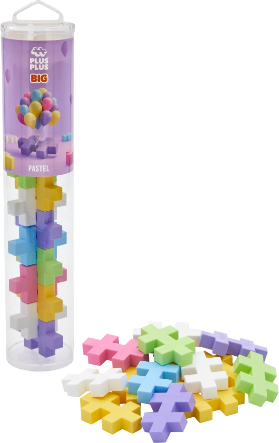 PLUS PLUS konstruktorius BIG Pastel /15pcs, 3225