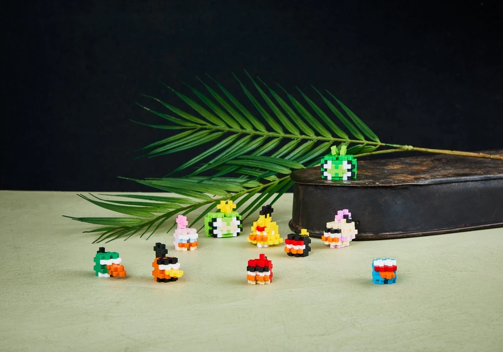 Plus Plus konstruktorius Angry Birds Katapultos smūgis
