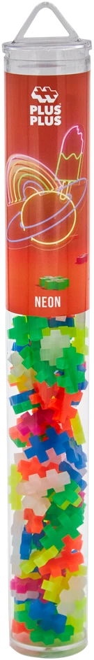 Plus Plus konstruktorius, Mini neoninių spalvų, 100 vnt
