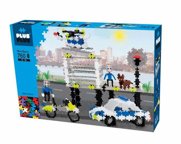 PLUS PLUS konstruktorius Basic Police 760 pcs, 3762