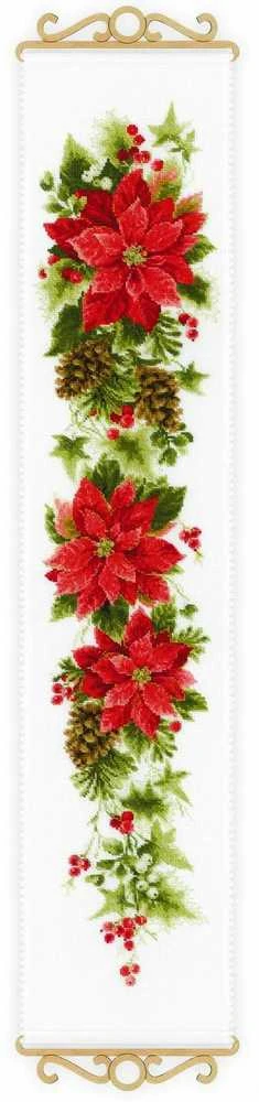 Poinsettia siuvinėjimo rinkinys iš RIOLIS Nr.: 1729
