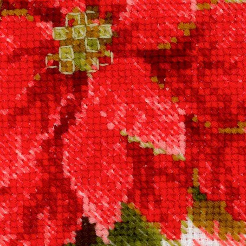 Poinsettia siuvinėjimo rinkinys iš RIOLIS Nr.: 1729