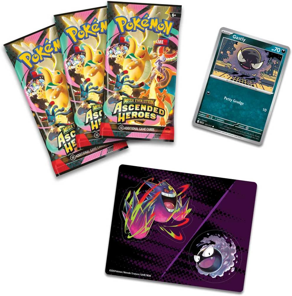 Lipduko kolekcija - Pokémon Mega Evolution: Ascended Heroes Tech Sticker Set