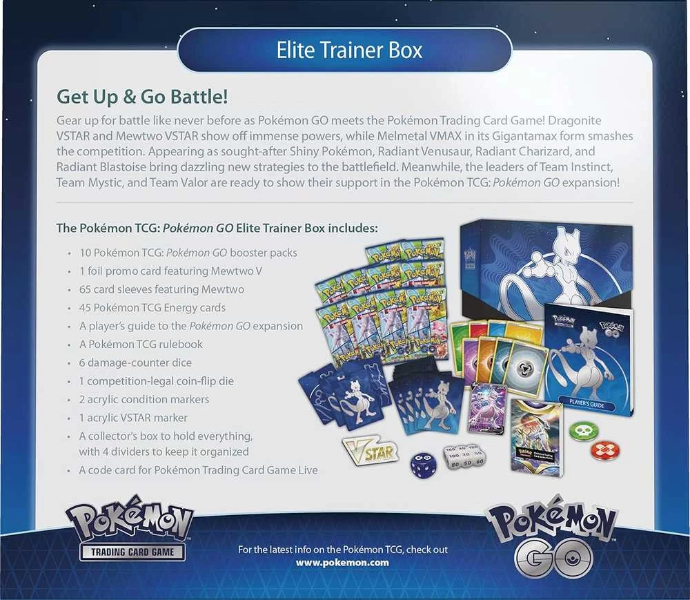 „Pokemon Pokemon TCG“ – „Pokemon GO Elite“ treniruočių dėžutė
