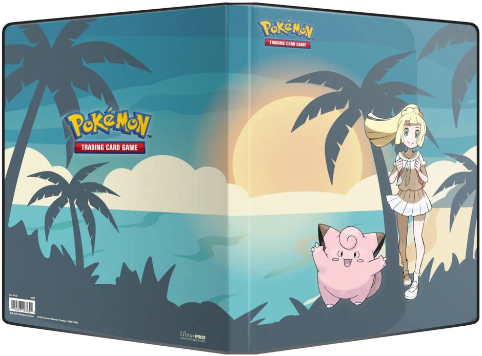 Pokémon Lillie ir Clefairy 9 kišenių kortų albumas Ultra PRO