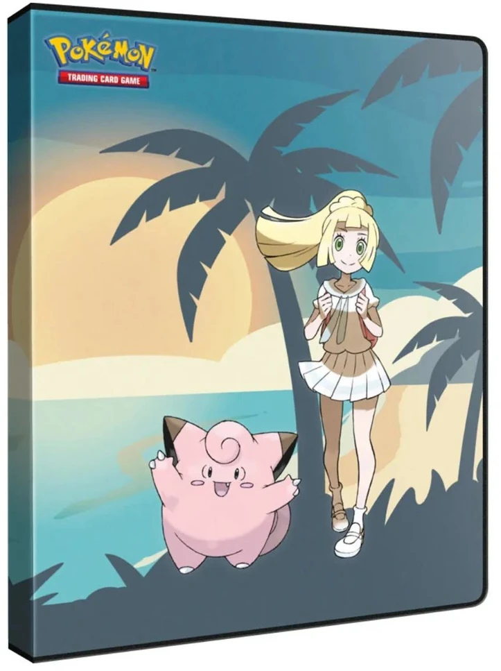 Pokémon Lillie ir Clefairy 9 kišenių kortų albumas Ultra PRO