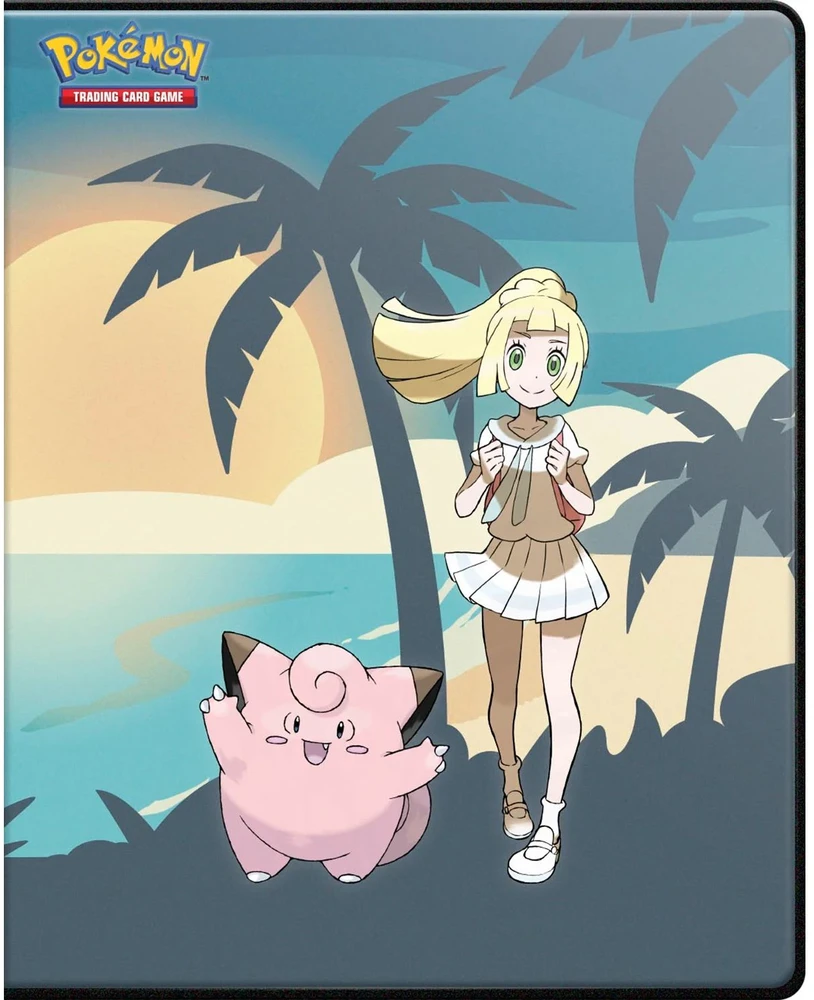Pokémon Lillie ir Clefairy albumas 80 kortų, 4 kišenės, Ultra Pro