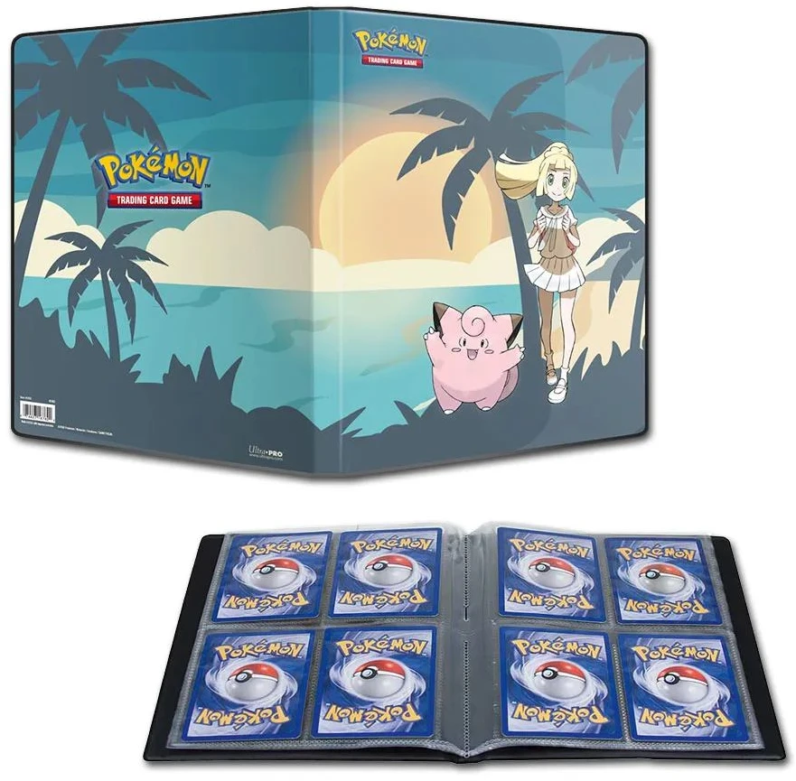 Pokémon Lillie ir Clefairy albumas 80 kortų, 4 kišenės, Ultra Pro