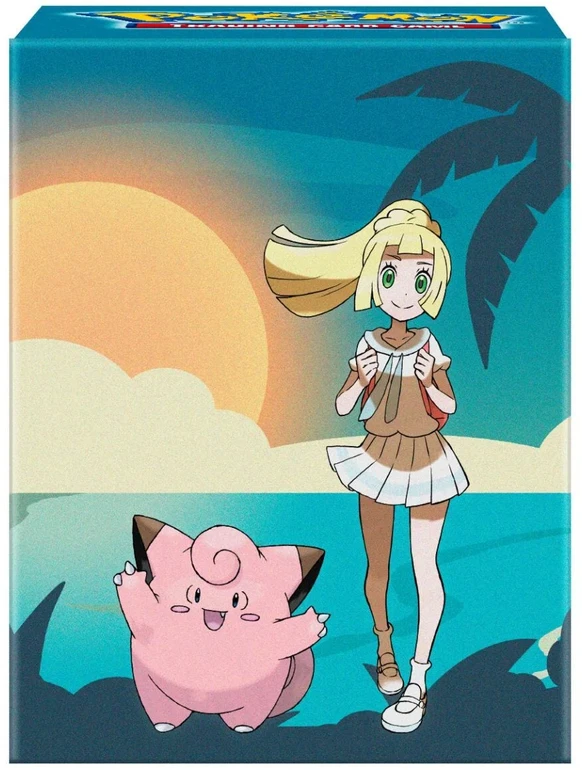 Pokémon Lillie ir Clefairy Flex kortų dėžutė 100+ kortų, Ultra Pro