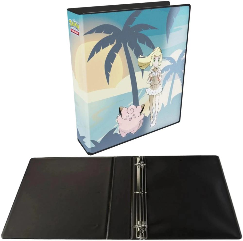 Pokémon Lillie ir Clefairy segtuvas kortoms su 2 col. D žiedais, Ultra Pro