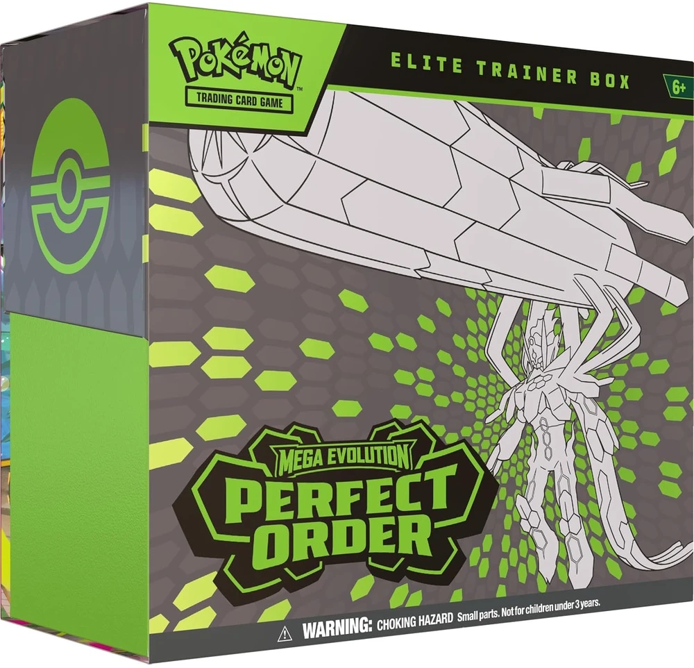 Kolekcionuojamos Kortelės - Pokémon Mega Evolution: Perfect Order Elite Trainer Box