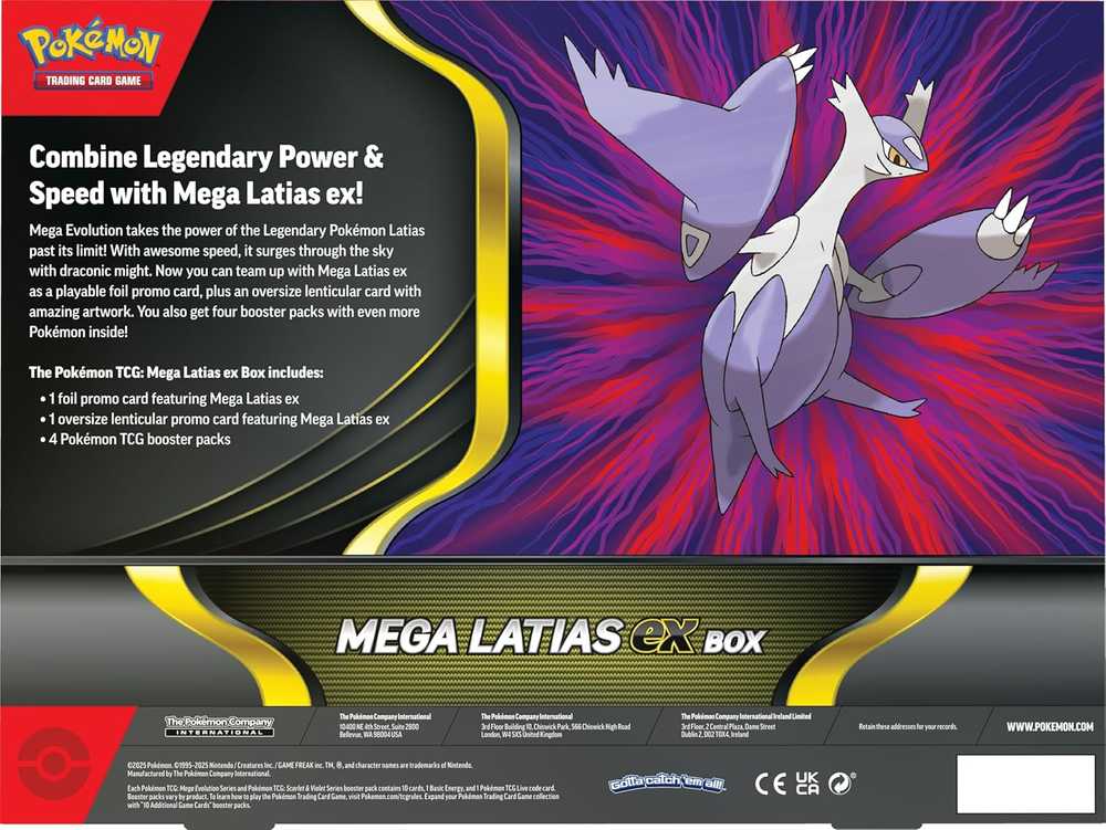 „Pokemon Pokemon TCG“ – „Mega Latias“ iš dėžutės