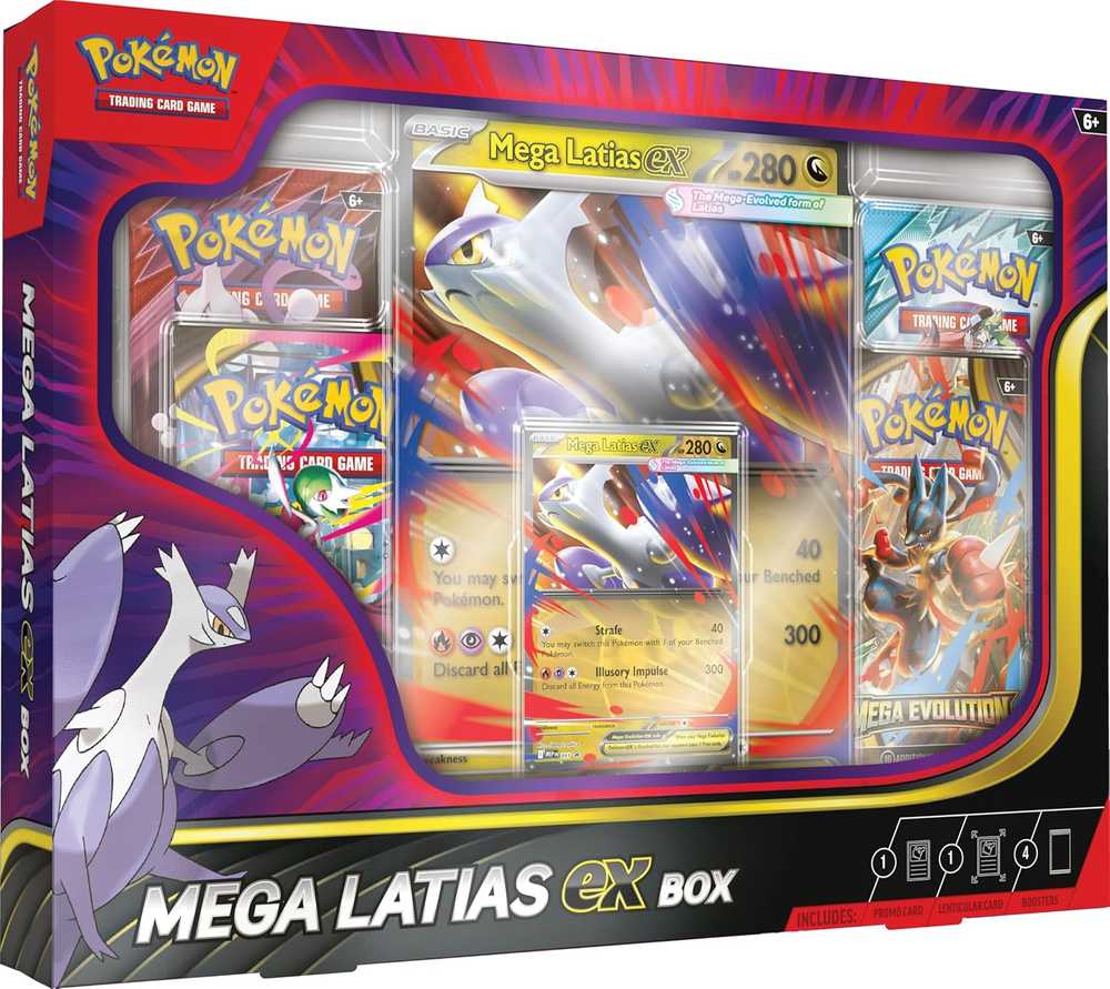 „Pokemon Pokemon TCG“ – „Mega Latias“ iš dėžutės