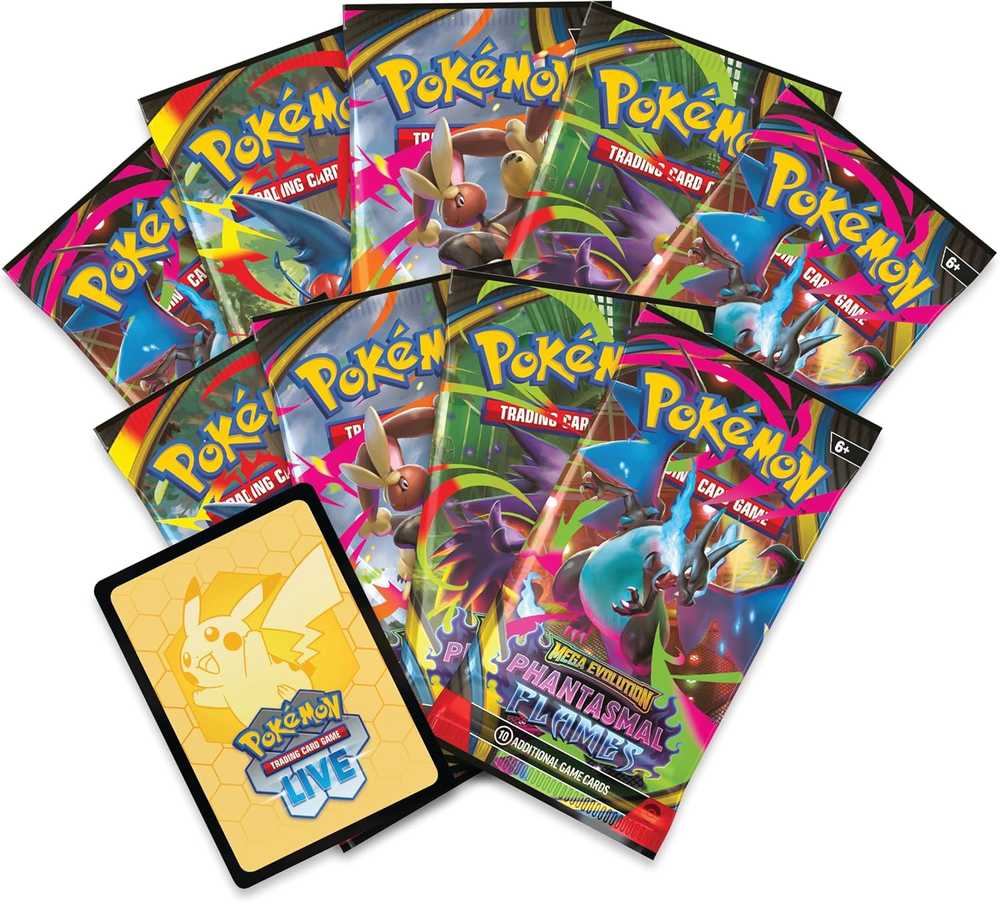 „Pokemon Pokemon TCG: Mega Evolution“ – „Phantasmal Flames“ – elito treniruočių dėžutė