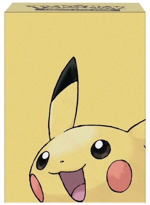 Pokémon Pikachu Full View kortų dėžutė 80 kortų, geltona, Ultra Pro