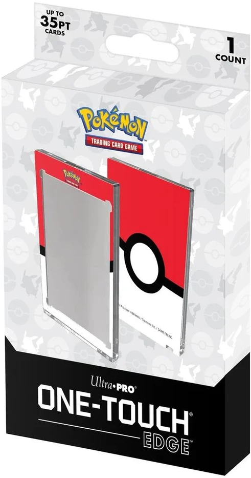 „Ultra Pro UP“ – viengubas 35 taškų „ONE-TOUCH Edge“ – magnetinis kortelių dėklas su „Pokémon“ kamuoliuko spauda