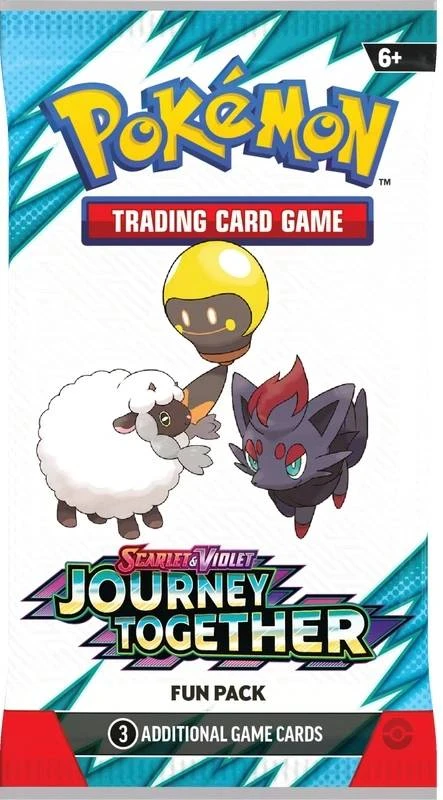Kolekcionuojamos Kortelės - Pokémon Scarlet & Violet: Journey Together Fun Pack, 3 Išskirtinės Kortelės