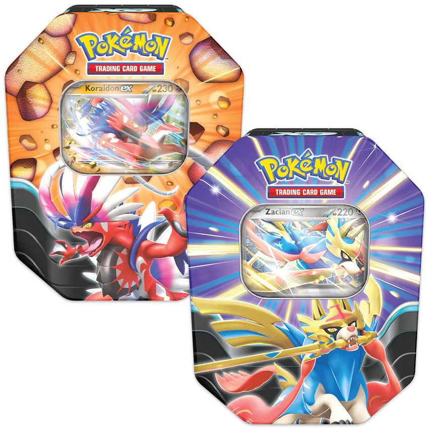 The Pokemon Pokemon TCG - Slashing Legends Ex Tin - Koraidon ex