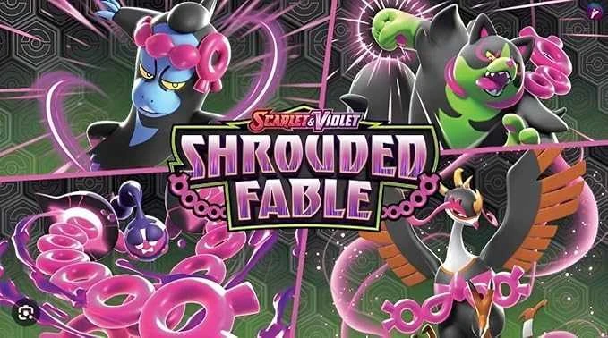 „Pokemon TCG“ – „Scarlet & Violet 6.5 Shrouded Fable Elite“ treniruočių dėžutė