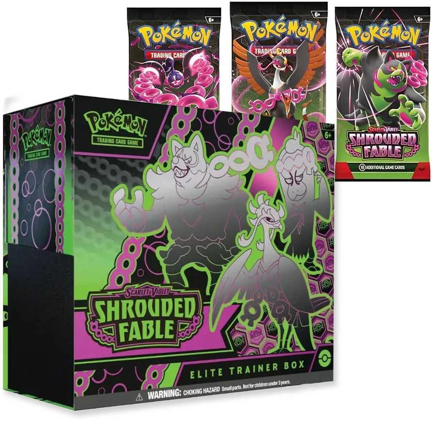„Pokemon TCG“ – „Scarlet & Violet 6.5 Shrouded Fable Elite“ treniruočių dėžutė