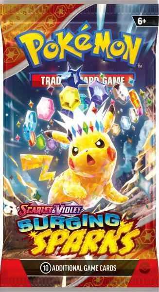 The Pokemon Pokemon TCG - Scarlet & Violet 8 Surging Sparks Booster