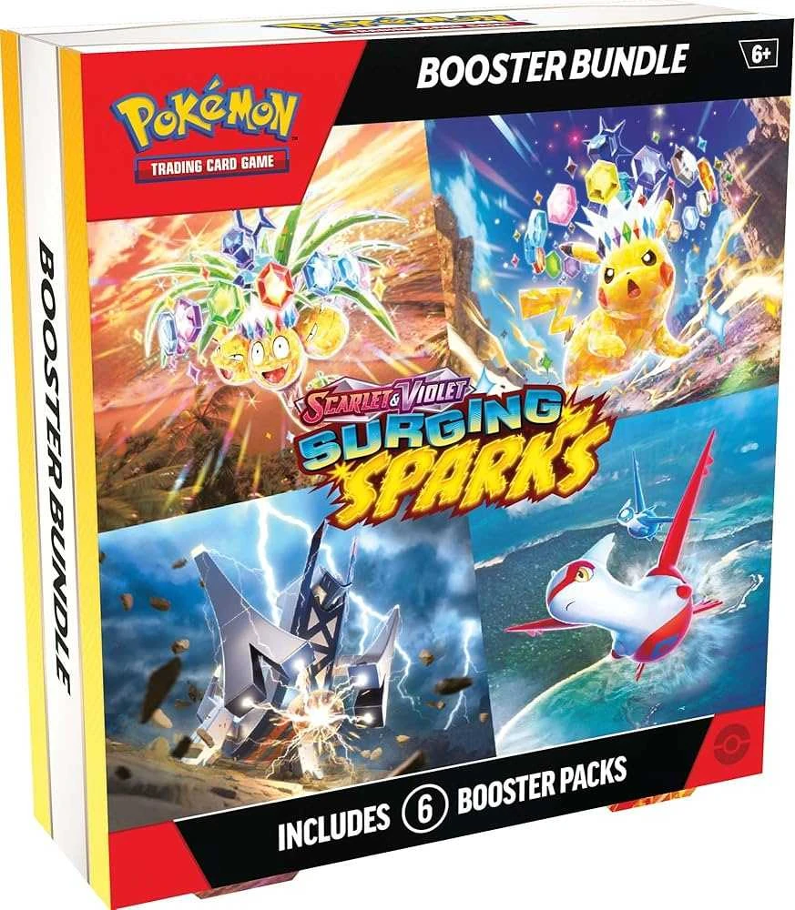 Pokémon Scarlet & Violet Surging Sparks booster rinkinys kolekcininkams (EN)