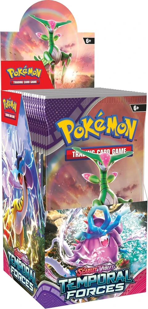 The Pokemon Pokemon TCG - Scarlet & Violet 5 Temporal Forces Half Size Booster Ekranas (18 Packs)