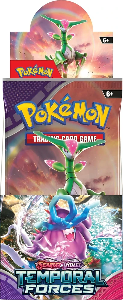 The Pokemon Pokemon TCG - Scarlet & Violet 5 Temporal Forces Half Size Booster Ekranas (18 Packs)
