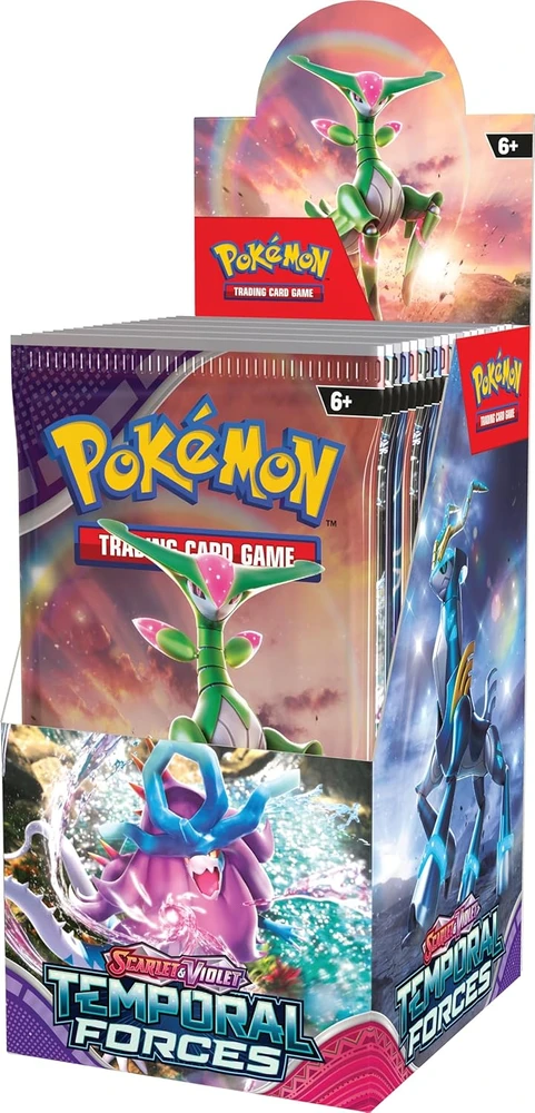 The Pokemon Pokemon TCG - Scarlet & Violet 5 Temporal Forces Half Size Booster Ekranas (18 Packs)