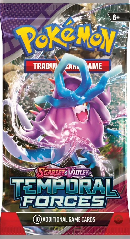 The Pokemon Pokemon TCG - Scarlet & Violet 5 Temporal Forces Half Size Booster Ekranas (18 Packs)