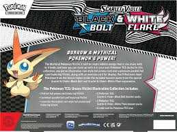 The Pokemon „Pokemon Pokemon TCG“: „Scarlet & Violet 10.5“ – Juodas Bolt ir Baltas Flare „Unova Victini“ iliustr. kolekcija