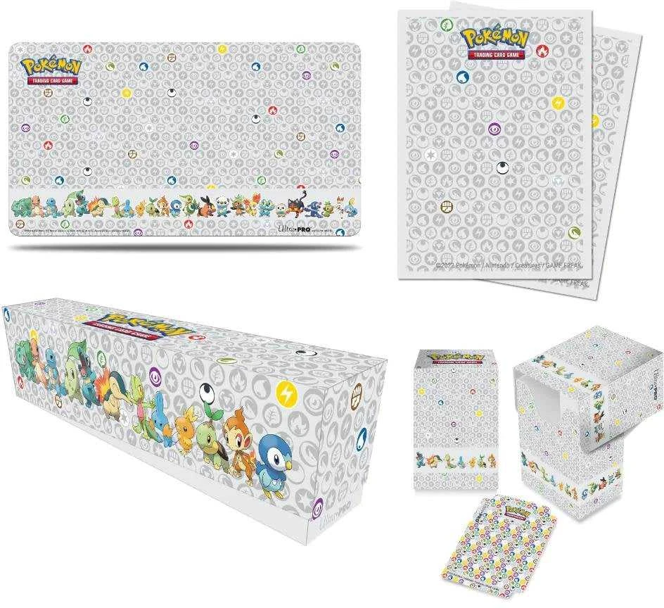 Pokémon starterių TCG rinkinys Ultra PRO: kilimėlis, įmautės, dėžutė