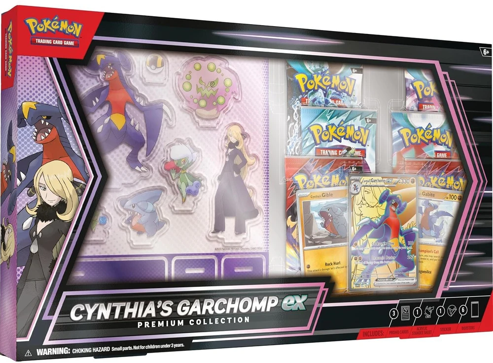 The Pokemon Pokemon TCG - Cynthia's Garchomp ex Premium Collection