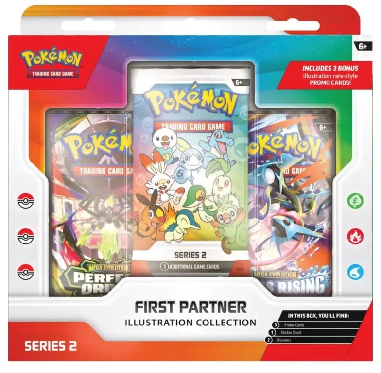 Pokémon TCG First Partner Illustration Collection Series 2 kolekcinis rinkinys