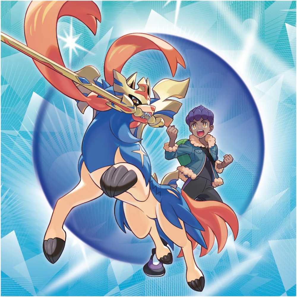 Pokémon TCG Hop'o Zacian ex dėžė (anglų) – promo korta, 4 pakeliai