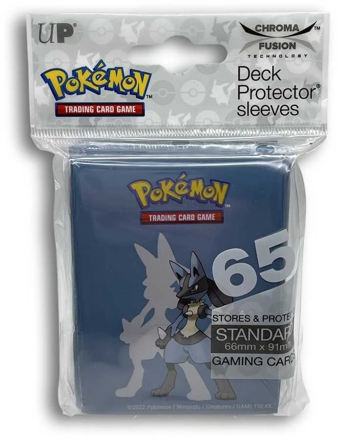 Dėlionė Pokémon TCG įmautės Lucario – Ultra PRO, 65 vnt., standartinės