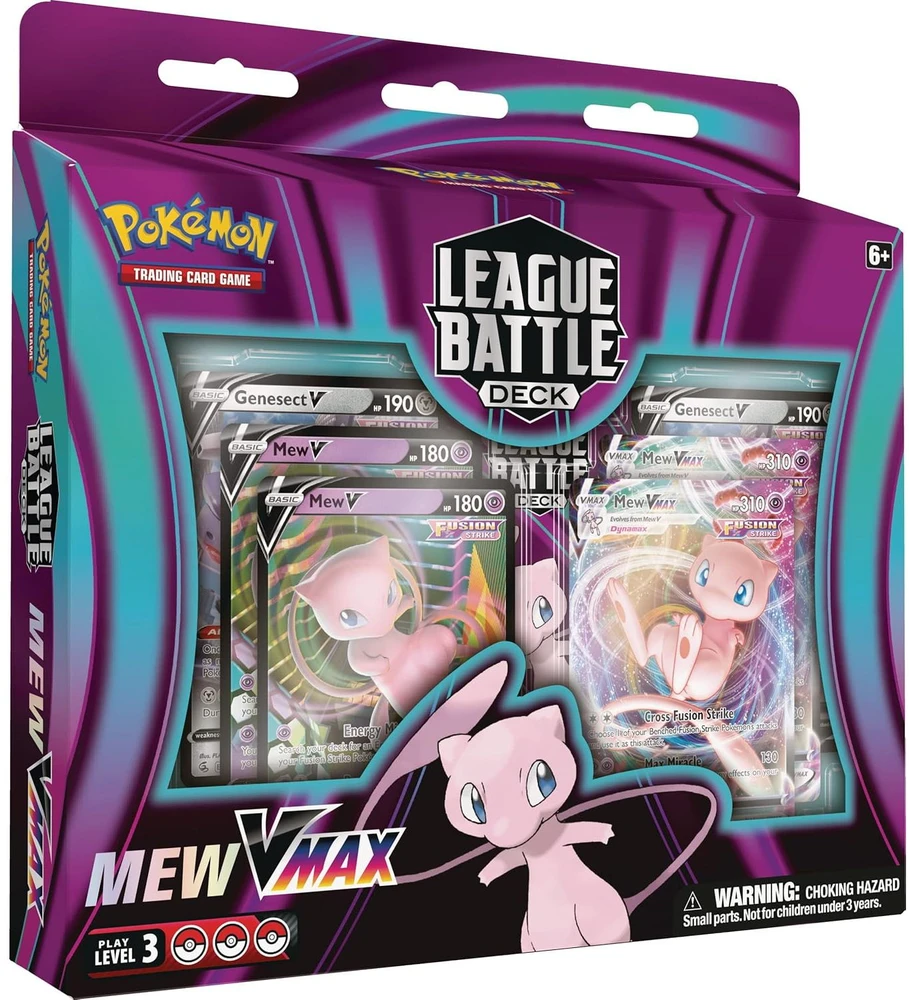 Pokémon TCG Mew VMAX League Battle – paruošta 60 kortų kaladė