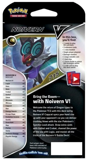 Kolekcionuojamos Kortelės - Pokémon TCG: V Battle Deck Rayquaza V 60-Card Deck