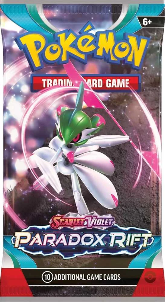 Kortelių rinkinys "Pokemon TCG Scarlet & Violet Paradox Rift Boosterpack", 1x10 kortelių