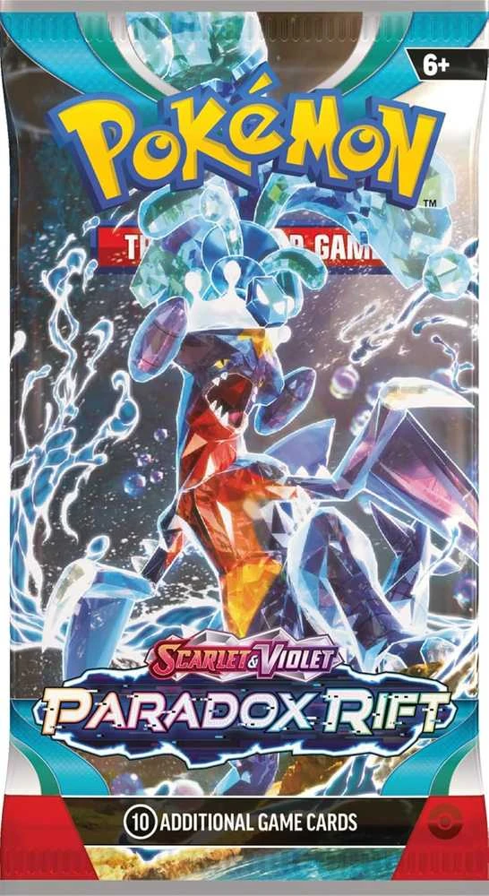 Kortelių rinkinys "Pokemon TCG Scarlet & Violet Paradox Rift Boosterpack", 1x10 kortelių