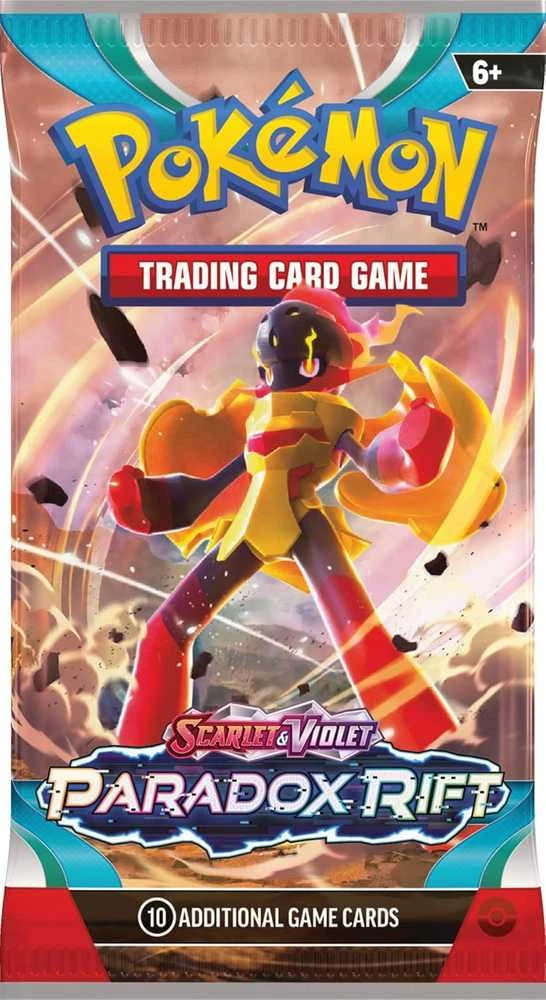 Kortelių rinkinys "Pokemon TCG Scarlet & Violet Paradox Rift Boosterpack", 1x10 kortelių