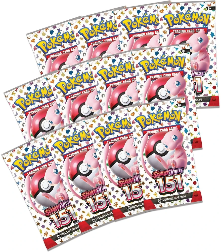 Kolekcionuojamos Kortelės - Pokémon Scarlet & Violet 151 Blooming Waters Premium Collection, 12 Booster Packs