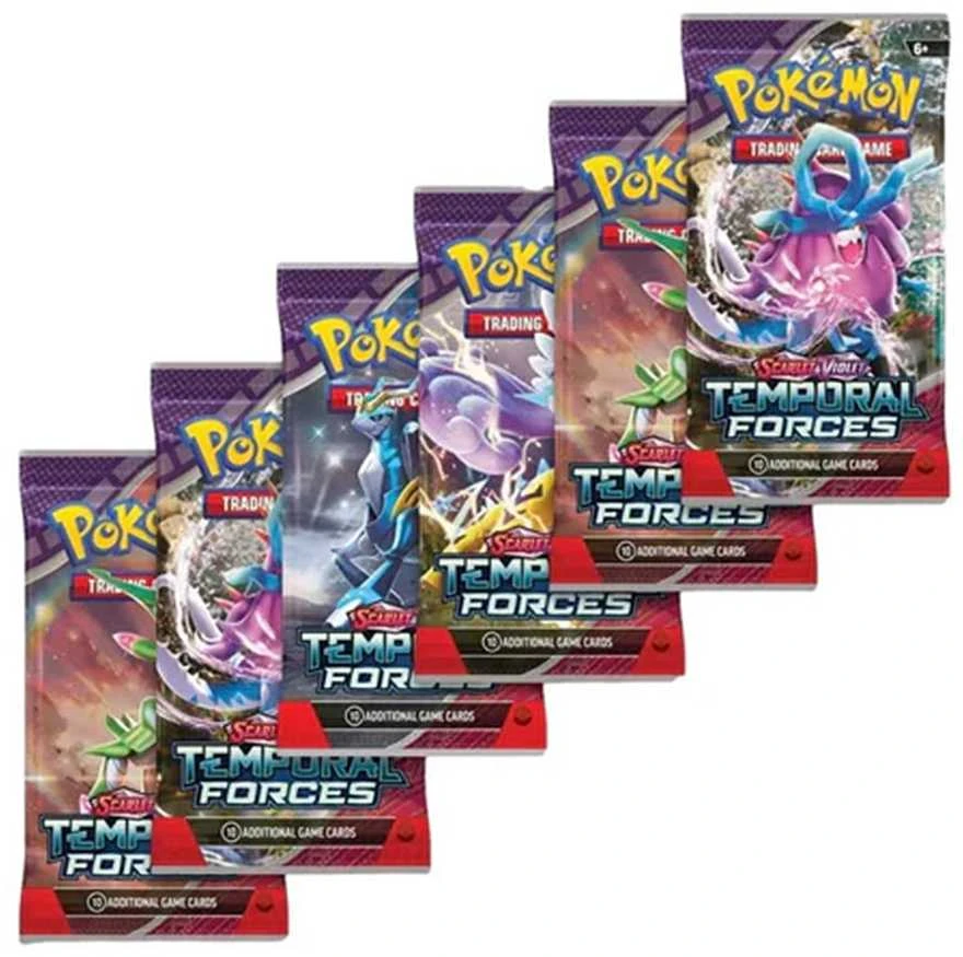 Pokémon TCG Scarlet & Violet: Temporal Forces boosteris (10 kortų, anglų k.)